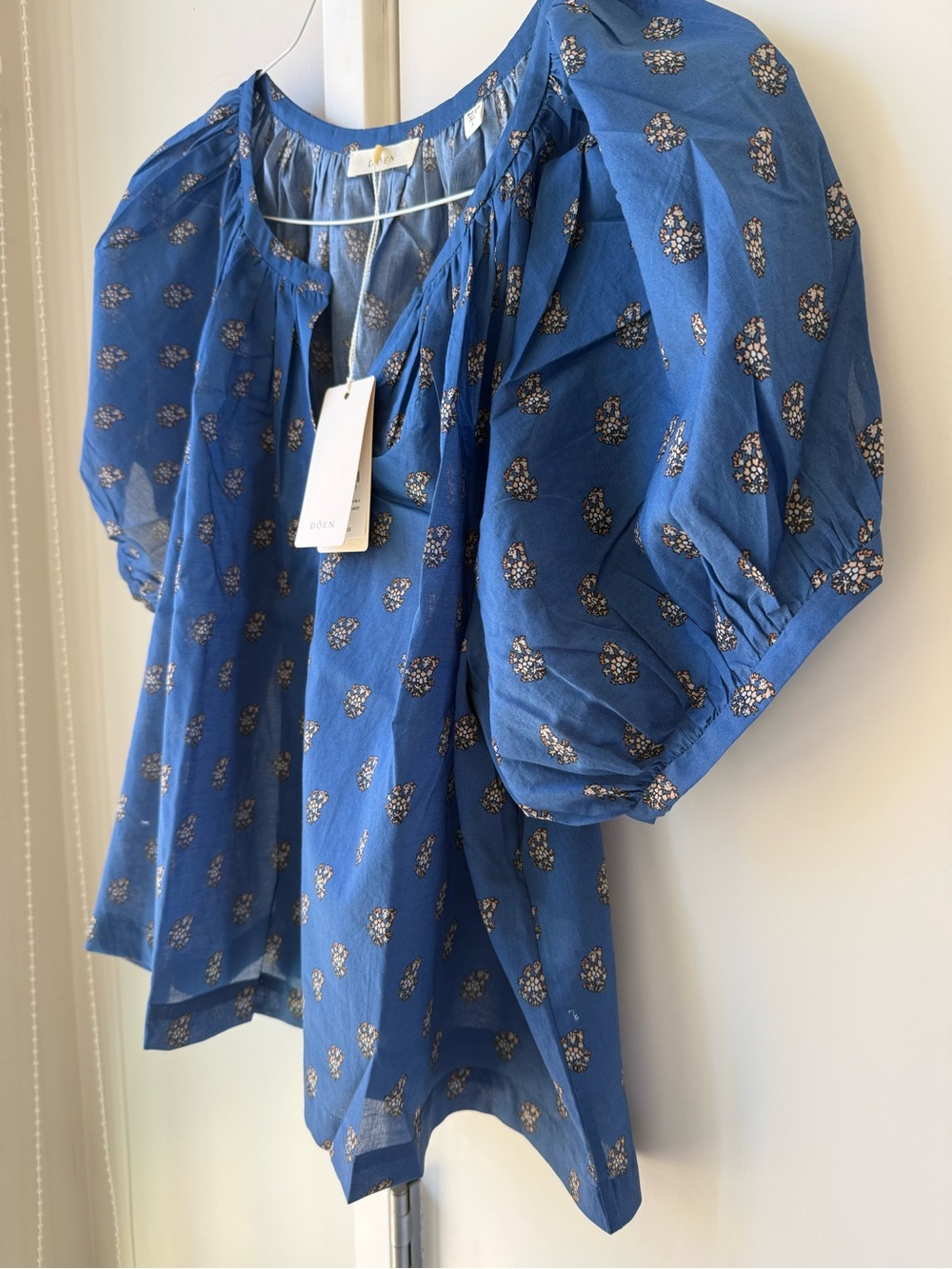 NWT Doen June Top in Eartha Paisley Size Small - Picture 3 of 4
